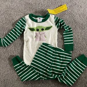 NWT HANNA ANDERSSON STAR WARS BABY YODA PAJAMAS 2T